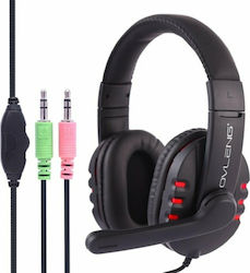 Ovleng X6 Over Ear Black/Red
