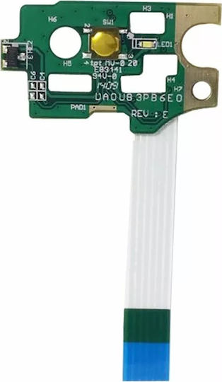 with Power Button Flex Cable for HP Laptop Pavilion