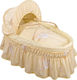 Mother Baby Baby Moses Straw Basket Παπί Κίτρινο