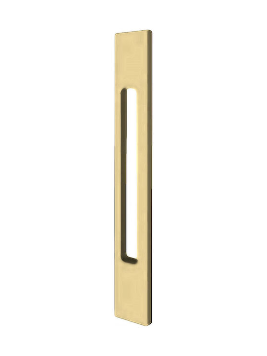 Convex Handle Front Door 1317 1317P-350C59C59 350mm Gold