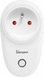 Sonoff S26 TPE-FR Smart Un singur soclu Γαλλικού Τύπου Alb