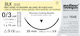 Medipac Surgical Sutures Length 75cm Silk 3/0 with Needle 26mm