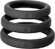 Perfect Fit Brand Xact-Fit Silicone Rings Комплект Пръстени Петел Силикон Черен 3бр