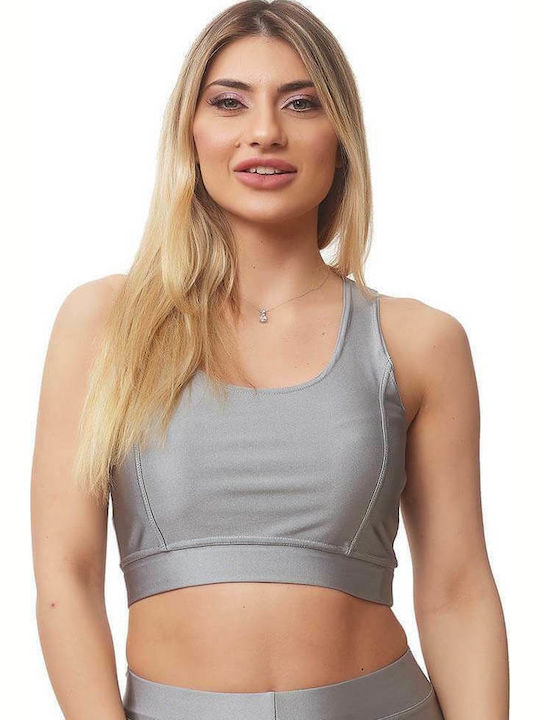 Bodymove Princess Series Женско Спортно Сутиен Сив