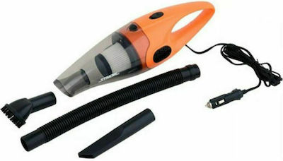 Car Handheld Vacuum Dry Vacuuming with Power 100W & Car Socket Cable 12V Orange