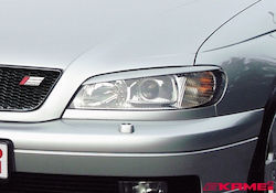 Front Headlights Eyebrows for Opel Omega B 10/99on