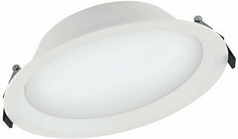 Ledvance Downlight ALU DN Στρογγυλό Χωνευτό LED Panel 25W με Ψυχρό Λευκό Φως 6500K 21.5εκ.
