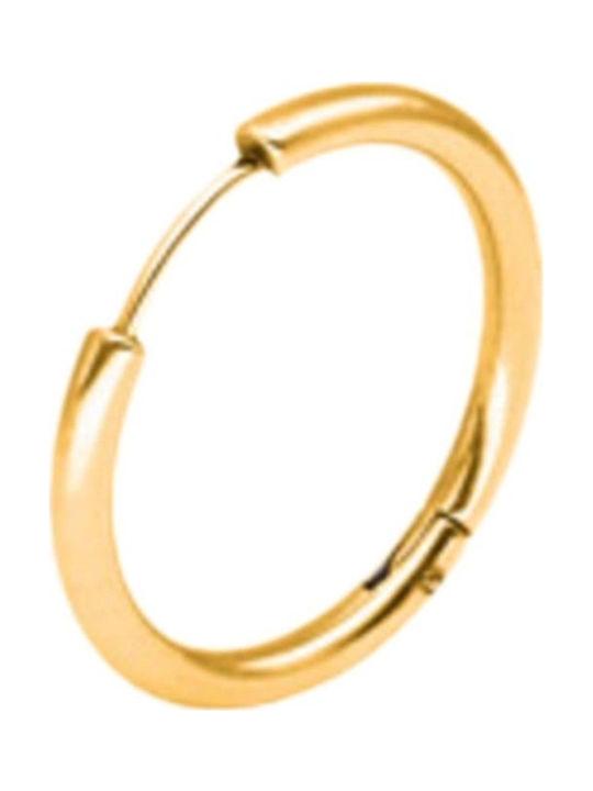 Hypoallergener Stahlring, Gold 10 mm