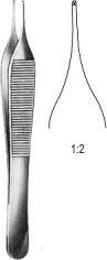 Hilbro Adson Medical & Surgical Straight Forcep 12cm