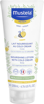 Mustela Nourishing Lotion with Cold Cream Milch für Feuchtigkeit 200ml