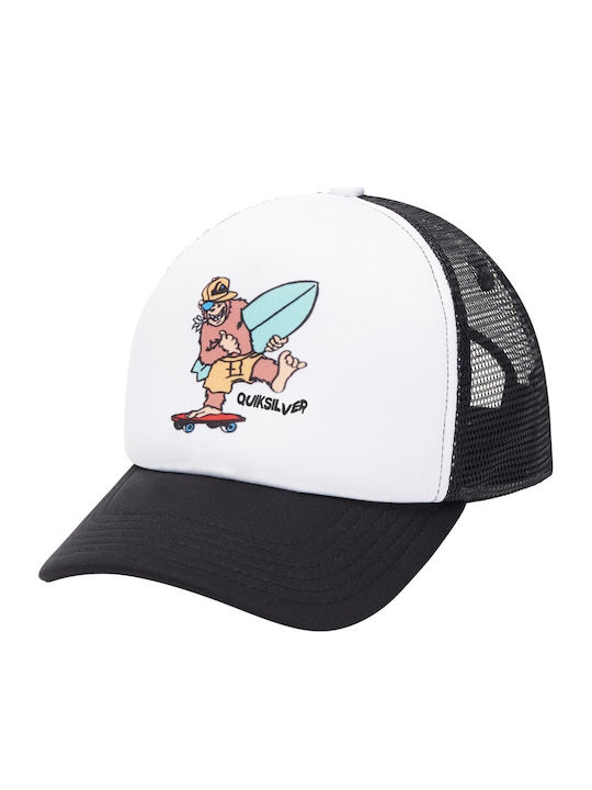 Quiksilver Παιδικό Καπέλο Jockey Υφασμάτινο Magic Sun Trucker Hat Λευκό