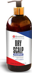 Bioshev Professional Dry Sage Shampoos Against Dry Skin for All Hair Types 500ml