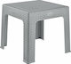 Ratan Kids Table made of Plastic Gray