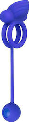 Calexotics Rechargeable Dual Rockin Rim Enhancer Cock Ring Blue