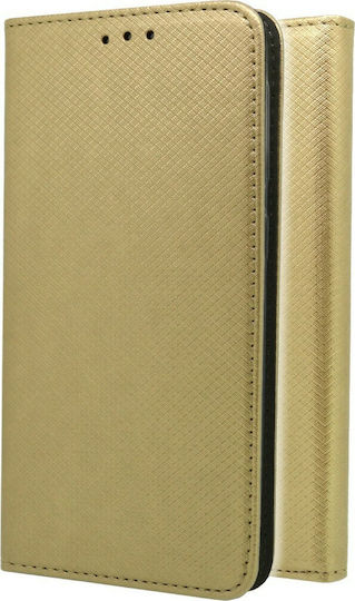 Ancus Magnetic Glam Book Δερματίνης Χρυσό (Galaxy A41)
