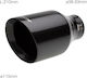 Simoni Racing Auspufftopf Universal 115mm Schwarz