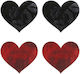 Peekaboos Pasties Stolen Kisses Hearts Покрития за зърна