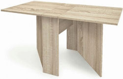 Juliya Table Kitchen Collapsible Wooden Natural 140x70x75cm