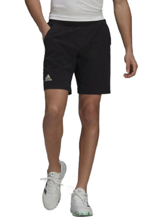 Adidas Ergo Tennis Αθλητική Ανδρική Βερμούδα Μαύρη
