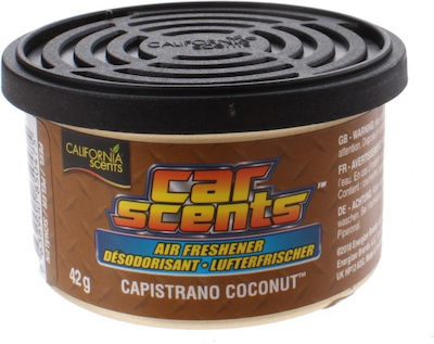 California Scents Αρωματική Κονσέρβα Κονσόλας/Ταμπλό Αυτοκινήτου Car Scents Capistrano Coconut 42gr