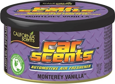 California Scents Αρωματική Κονσέρβα Κονσόλας/Ταμπλό Αυτοκινήτου Car Scents Monterey Vanilla 42gr