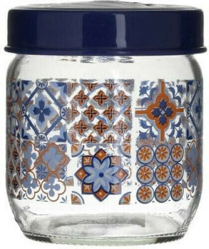 Click General Use Glass Jar with Lid Transparent 425ml