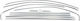 S-dizayn Vw Jetta 4d 2011> Trim Μαρκε Παραθύρων Αυτοκόλλητα Χρωμίου 12τεμ. /SD