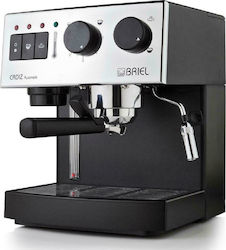 Briel ES62A Μηχανή Espresso 1260W Πίεσης 19bar Μαύρη