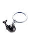 Troika Jack Pott Metallic Black Keychain