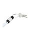 Troika Keychain Torch Eco Charge Metalic cu LED Argintiu