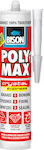 Bison Poly Max Crystal Express Silikon-Dichtungsmittel Transparent 280ml