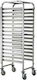 Hendi Commercial Kitchen Food Cart for 15 Trays H174xW38xD55cm