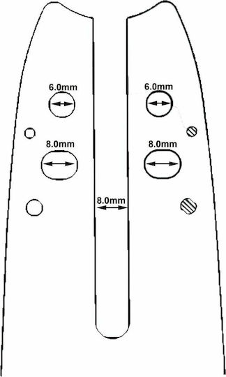 Visco Parts Chainsaw Blade Chainsaw Blade 25cm for Chain with Pitch 1/4", Guide Bar Thickness .043"-1.1mm & Number of Drivers 56E with Granazi 10 G-41SR
