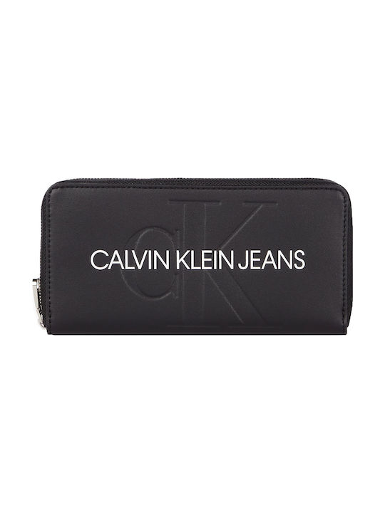 Calvin Klein Μεγάλο Γυναικείο Πορτοφόλι Μαύρο