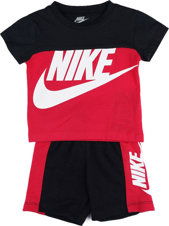 Nike Παιδικό Σετ με Σορτς Καλοκαιρινό για Κορίτσι 2τμχ Πολύχρωμο