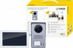 Vimar Σετ Θυροτηλεόρασης με Οθόνη και Κάμερα Wi-Fi 1 Κουδουνιού