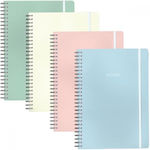 Next Spiral Notebook Ruled A4 70 Sheets 2 Subjects 1pcs (Μiscellaneous colours)