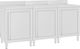 vidaXL Commercial Preparation Cabinet 180x60x96cm