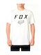 Fox Legacy Moth Men's Athletic T-shirt Short Sleeve White