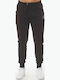 Sweatpants with Elastic Black
