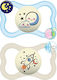 Mam Orthodontic Pacifiers Silicone Night Spaces...
