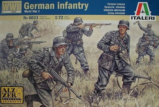 Italeri German Infantry Miniature Modeling in Scale 1:72