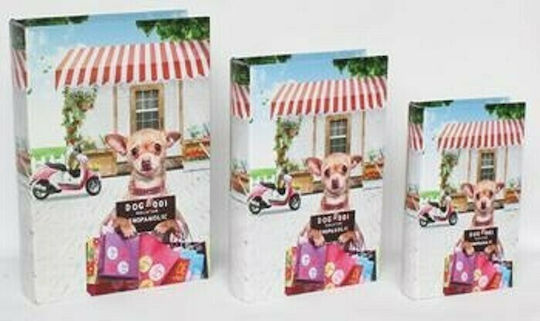 Etoile Set Cutii Decorative În formă de carte 3buc