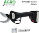 Agroforce Pruning Shears Battery 21V/2.6Ah with Maximum Cutting Diameter 40mm Set with 2 Batteries & Charger Protech 400