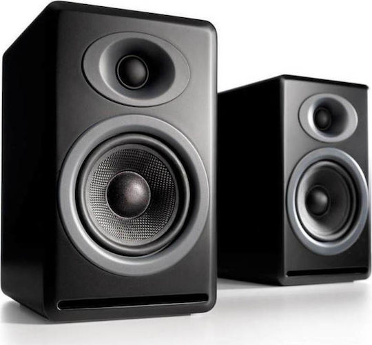 Audioengine P4 Pair of Hi-Fi Speakers Bookself 125W 2 No of Drivers W14xD16.5xH22.8cm. Black