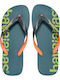 Lοgοmania Hightech Herren Flip Flops Blau