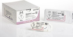 Ethicon Vicryl 3/0 Auflösbare Chirurgische Nahtmaterialien Länge 70cm mit Nadel 22mm