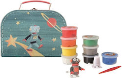 Egmont Dough Set Astro Robot Copii Argilă Module Multicolorς Egmont Dough Set Astro Robot Copii Argilă Module Multicolorς