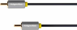 Kruger & Matz KM0301 RCA-Stecker - RCA-Stecker 1m