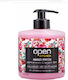 Open Cosmetics Ρόδι & Βιολογική Αλόη Κρεμοσάπουνο με Αντλία Ρόδι 500ml
